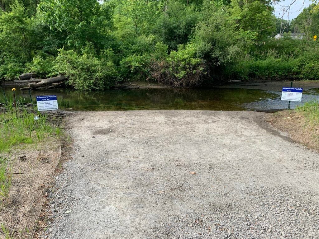 New paddling launch